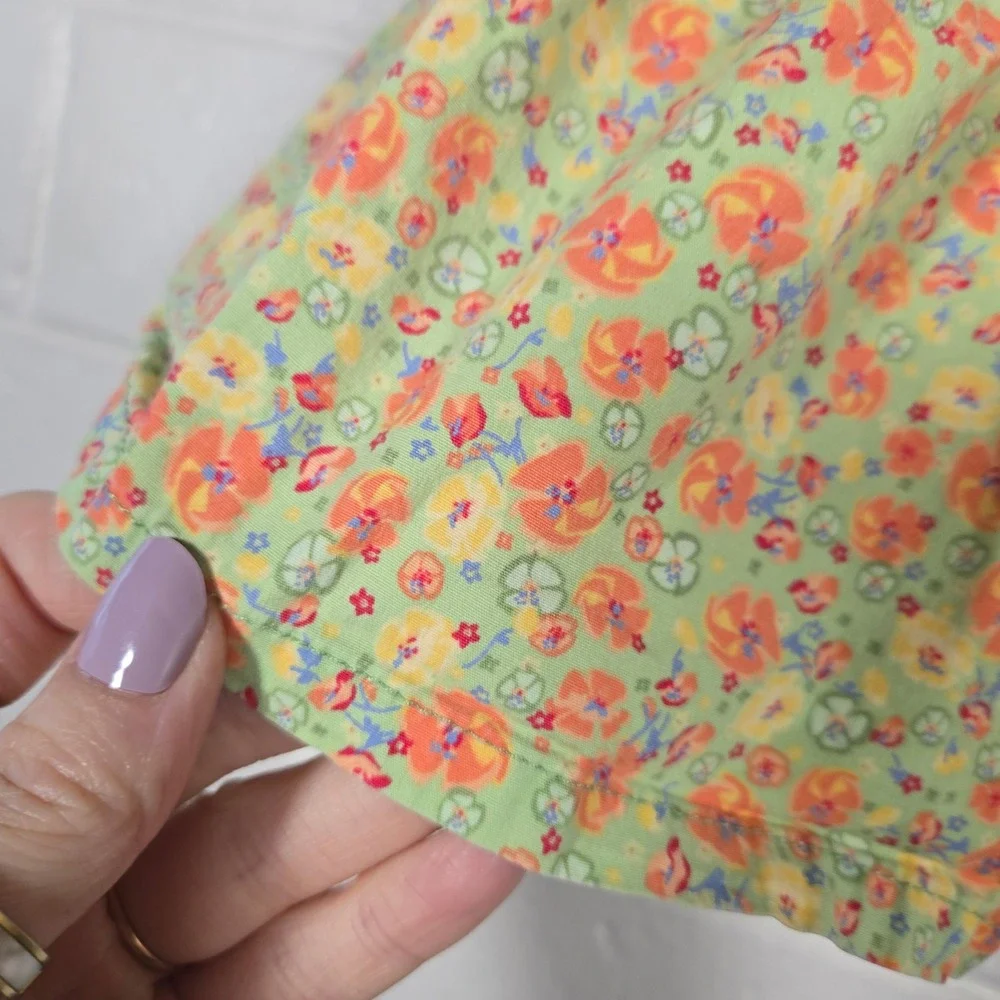 The‎ Childrens Place Micro Floral Dress Baby Girl 12M Peter Pan Collar Easter